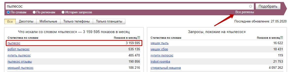 Почему однословный запрос не приносит трафика